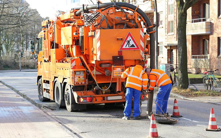 camion assainissement Bois-Colombes